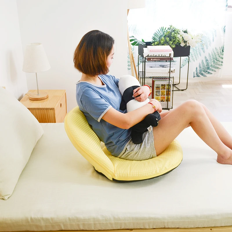 Lazy Sofa Legless Chair Casual Stool Child Washable Folding Tatami