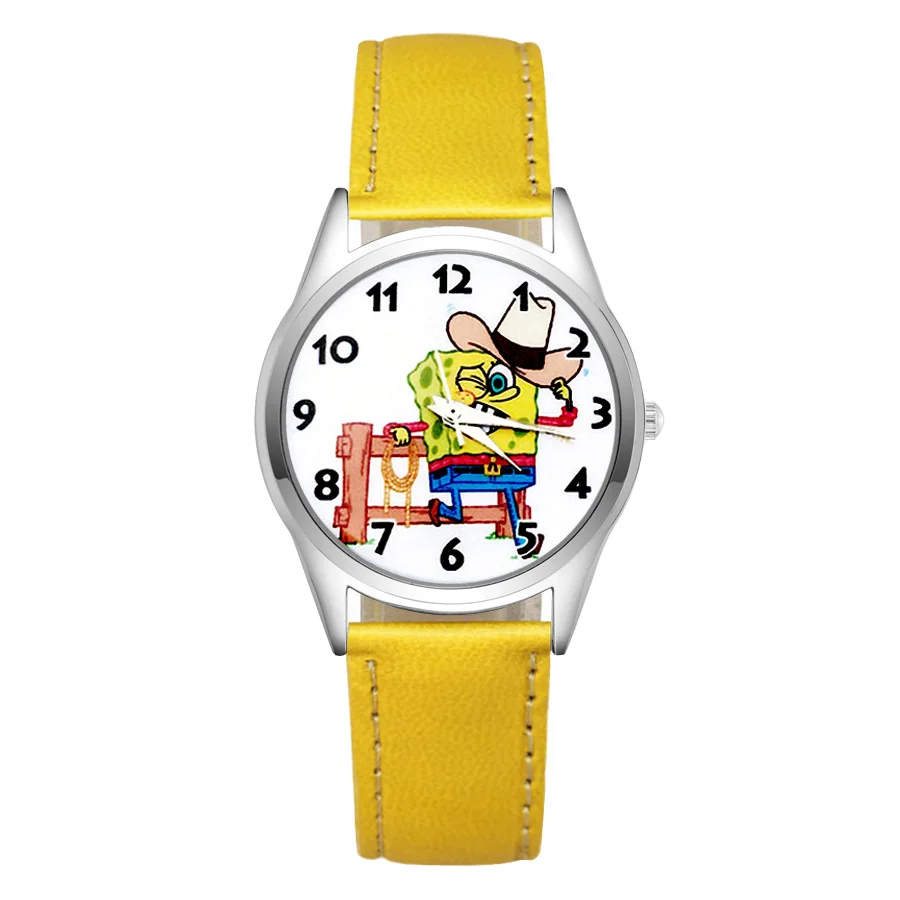 Cartoon Cute style Children's Watches Kids Students girls Quartz Leather strap Wrist Watch JC54 | Наручные часы