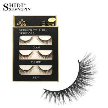

15 pairs false mink eyelashes 3d mink lashes fake eyelashes strips makeup soft eyelash extensions wholesale 15*5