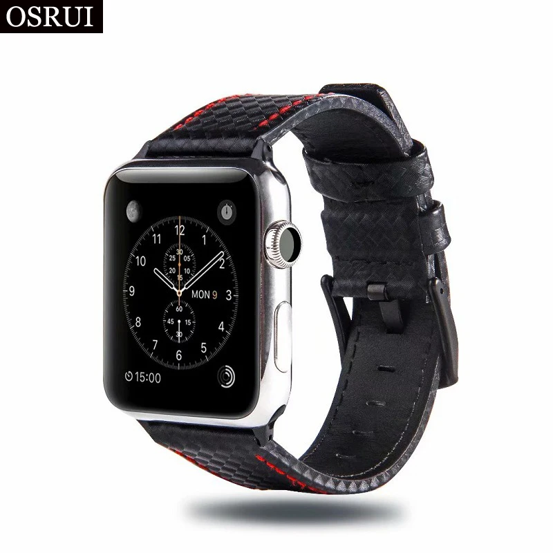 Ремешок для Apple watch band 42 мм 38 мм кожаный ремешок iwatch 44 мм 40 мм 3 2 1 браслет ремень для pulseira Apple watch аксессуары
