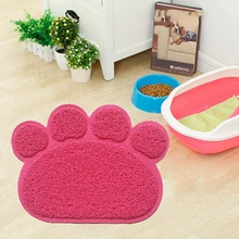 

Easy Clean Waterproof Paw Shape Pets Feet Mat Placemat PVC Radiating Dog Cats Sleeping Feeding Pads Doormat For Pets