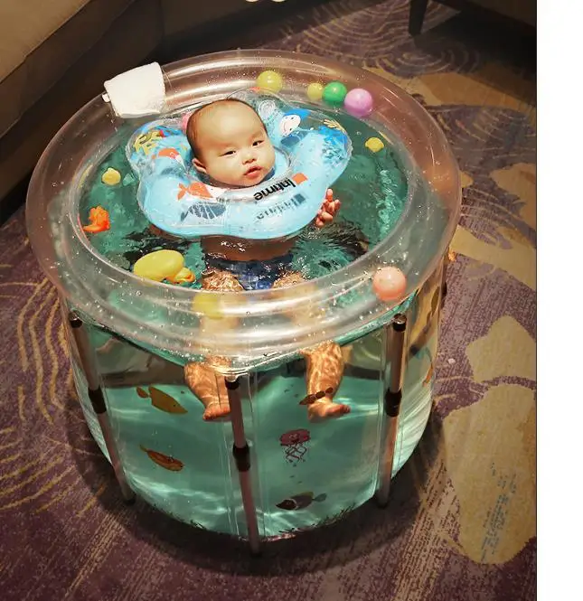 baby bathtubs Inflatable Bathtub Safety PVC Thickening ...