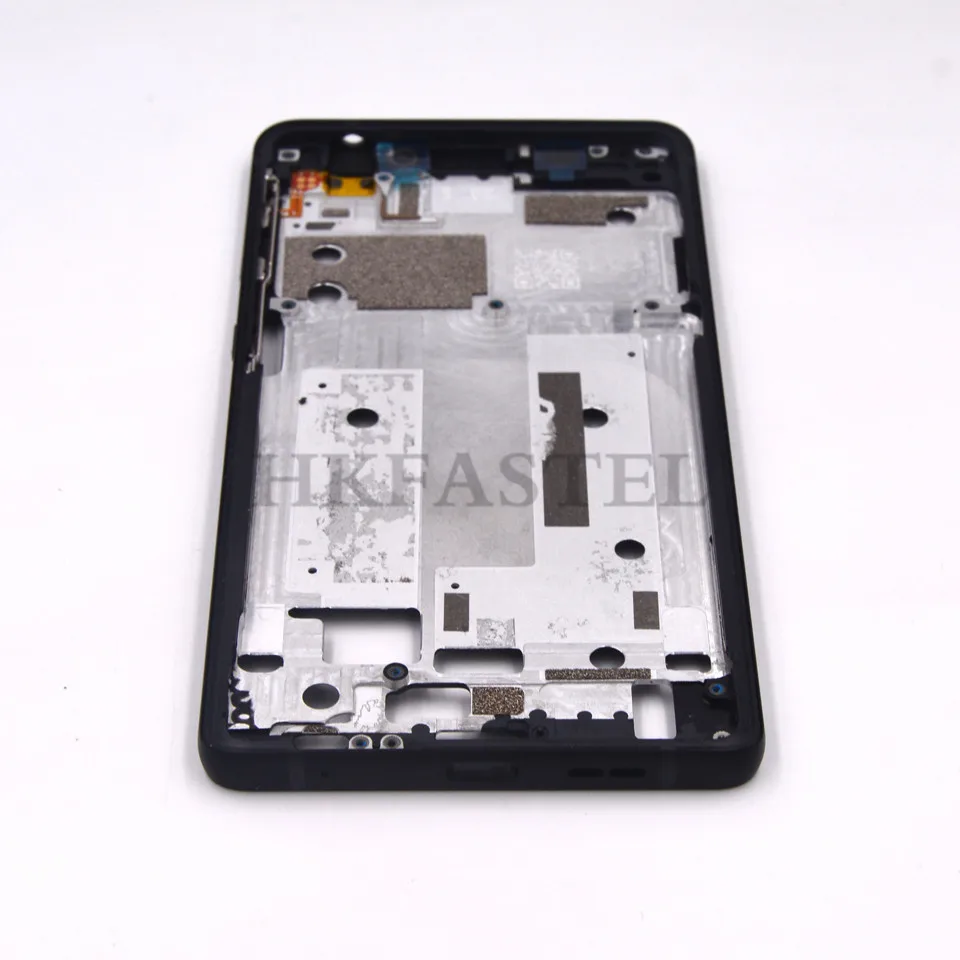 Для Nokia 7 5,2 '' корпус мобильный телефон спереди ЖК-рамка средняя крышка лоток для sim-карты Кнопка регулировки громкости flex