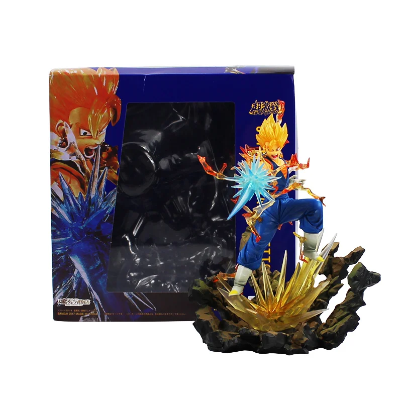 

21cm Dragon Ball Z Vegetto Figure Goku and Vegeta United Super Saiyan Dragonball Vegetto Gogeta Collectible Model Toys