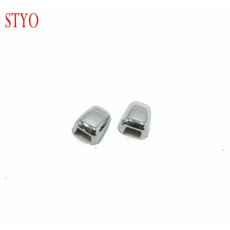 STYO ABS Chrome Windshield Washer Nozzle Caps Cover Sticker Trim For