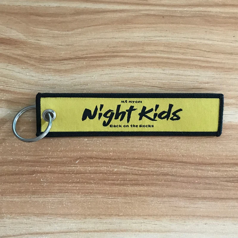 

High quality for Night Kids embroidery nylon JDM Car key ring for Mercedes Benz BMW Audi Ford Chevrolet keychain accessories