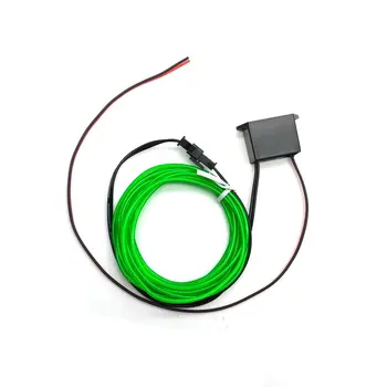 

EL Wire Dance Party Car Decor Lighting Flexible Rope Tube Waterproof LED Strip car lights With DC12V Driver