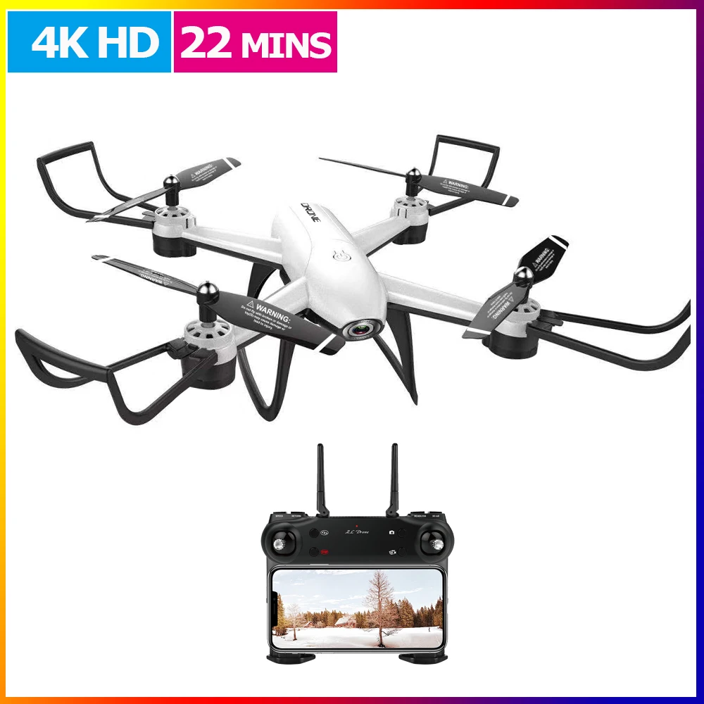

DRONE 4K CAMERA RC Drones HD Double Cameras WIFI FPV Quadcopter Remote Control Hovering Gravity Tracking Mode RC Helicopter