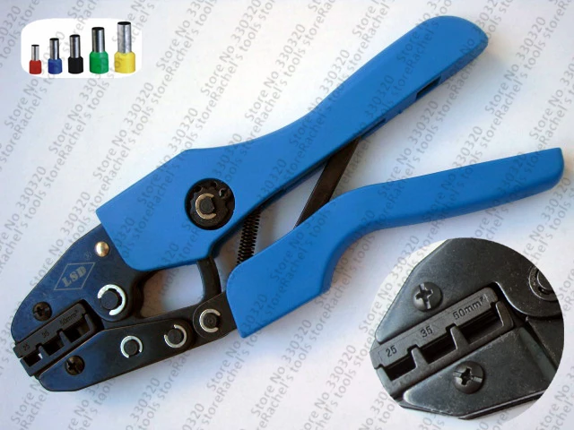 ratchet type hand crimping plier AN-2550GF 25-50mm2 wire-end sleeves crimping tool 2