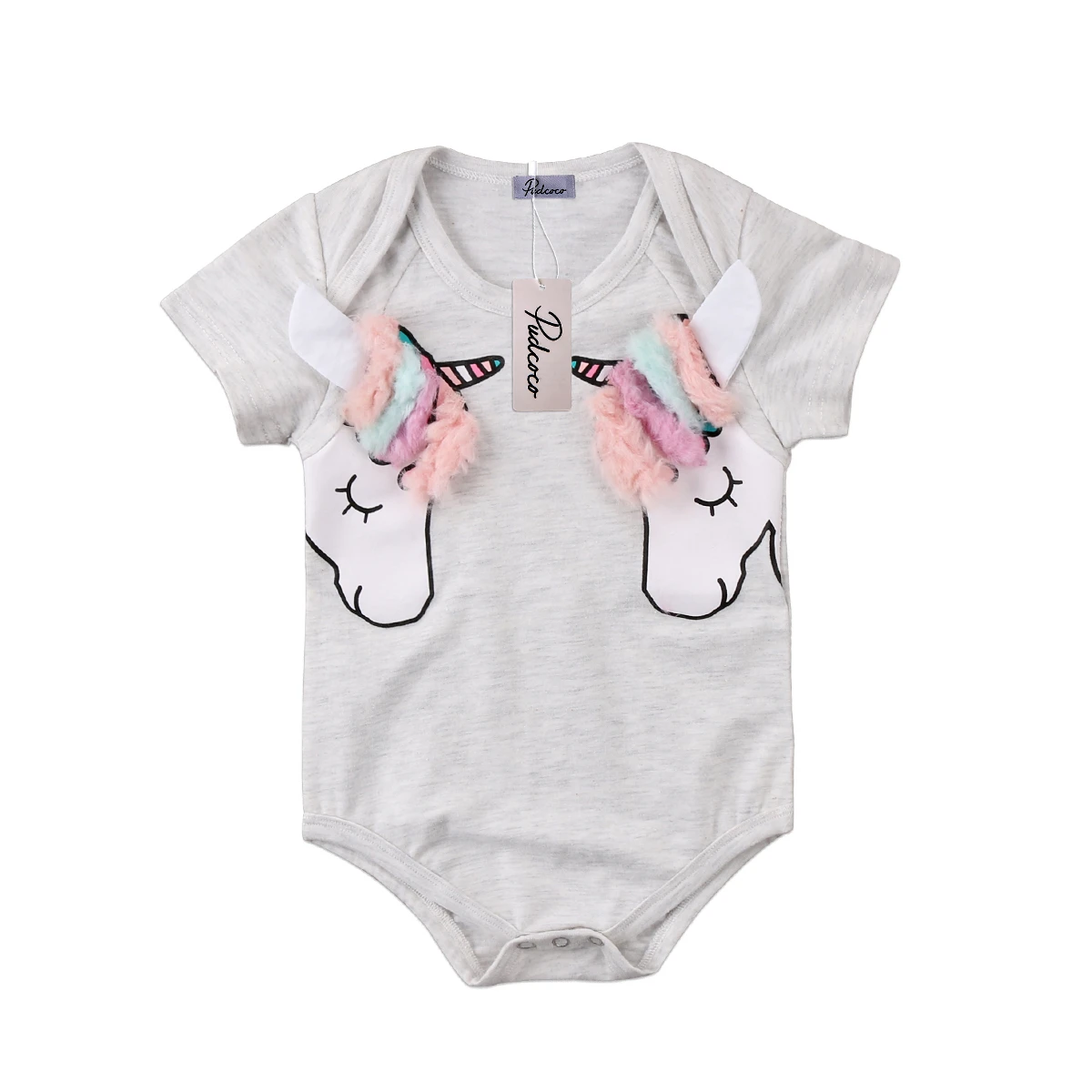 baby girl short sleeve romper