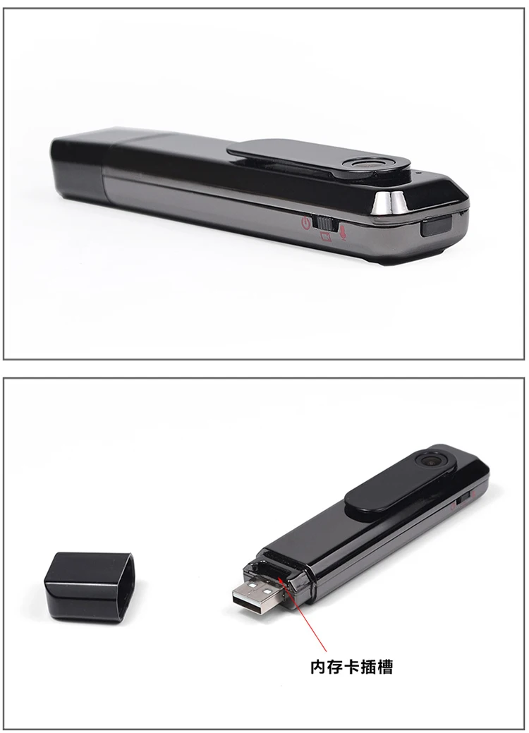 Digital Voice Recorder Dictaphone Audio Pen Recorder Mini USB Recording Professional WAV Portable Noise Reduction With Video