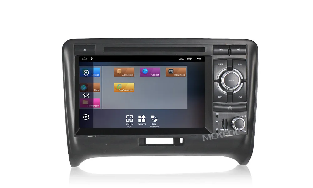 MEKEDE HD 1024x600 Android 9 2 DIN автомобильный DVD gps для Audi TT MK2 8J 2006 2007 2008 2009 2010 2011 2012 мультимедийный плеер радио