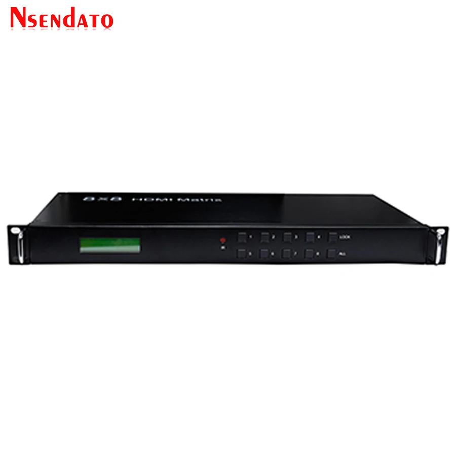 8 в выход HDMI матрица 8х8 с RS232/LAN конвертер 1080P 3D 8X8 матричный видеокоммутатор ИК