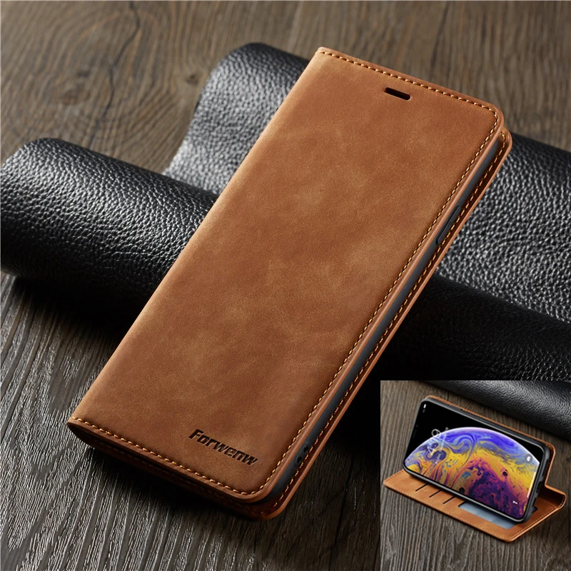 

Leather Flip Case For iphone XS Max Case 6.5" Wallet Cover iphone XS XR X Phone Cases Card Slot Coque For Apple iphone X Cover