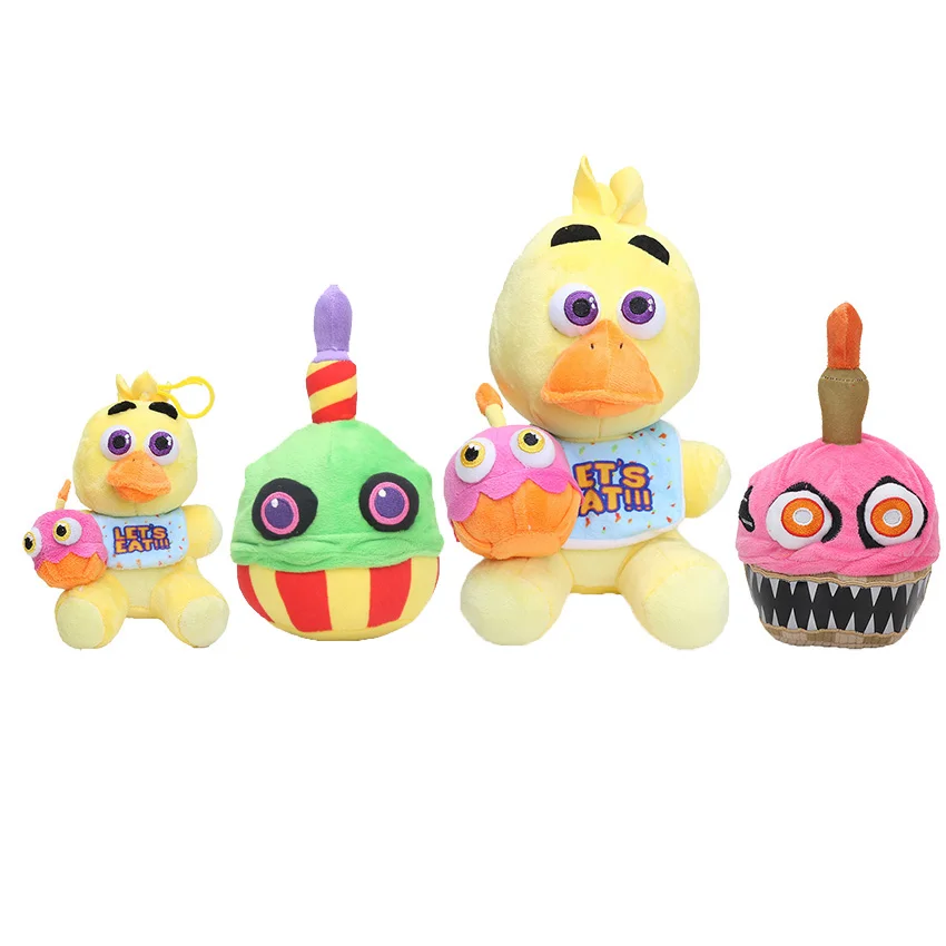 Плюшевые игрушки Five Nights At Freddy's 14 25 см FNAF foxy Бонни и Чика кекс сестра