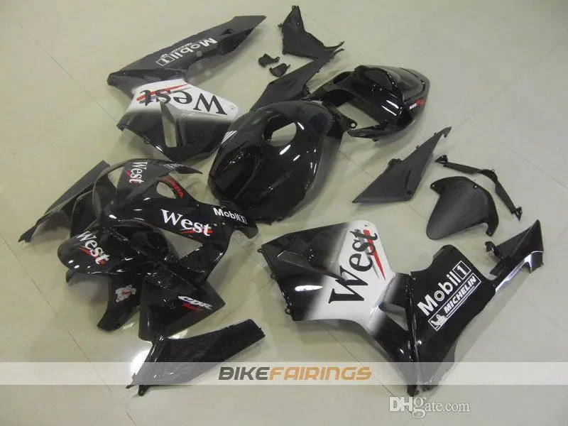 

New Injection Mold Full Fairing kit Fit For Honda CBR600RR F5 2005 2006 05 06 600RR 600 ABS fairings+Tank cover Custom WEST