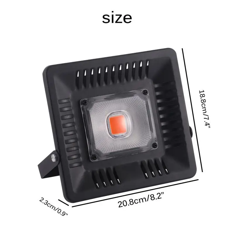 Водонепроницаемый IP67 удара светодио дный светать полный спектр 100 W 200 W 300 W для овощей цветок Крытый гидропоники лампы парниковых завода