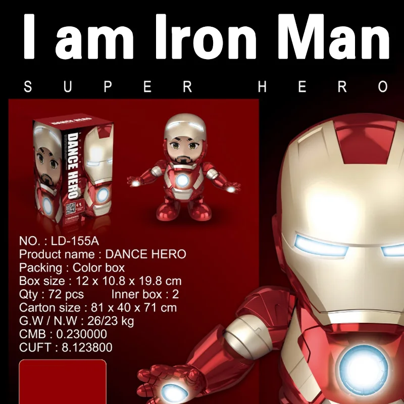 2019 Explosive toy Movie Avengers 4 Endgame will dance Iron Man Spiderman Collectible souvenirs action figure toys for children 2019 Explosive toy Movie Avengers 4 Endgame will dance Iron Man Spiderman Collectible souvenirs action figure toys for children