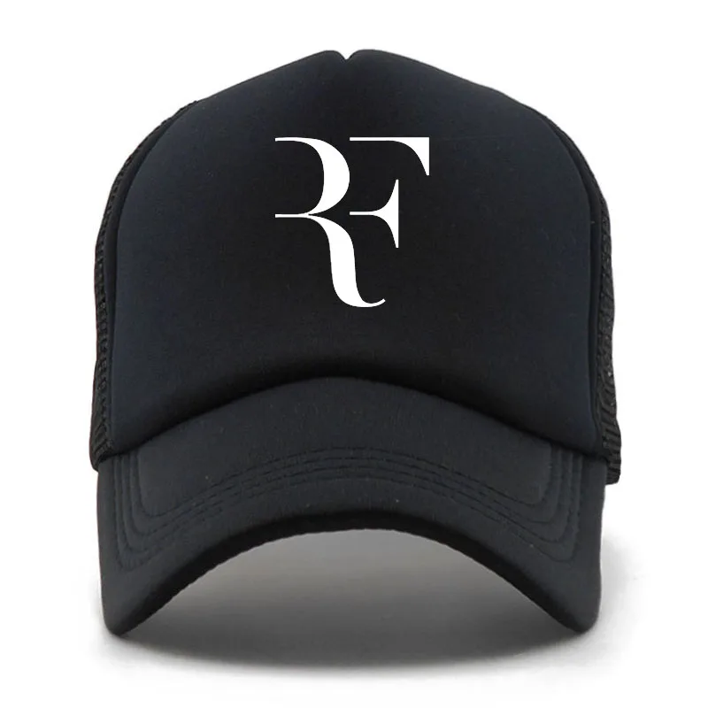 

Roger Federer RF Mesh Baseball Cap Summer Outdoor Sport Hats For Men Women Fashion Trucker Caps Skateboard Casquette