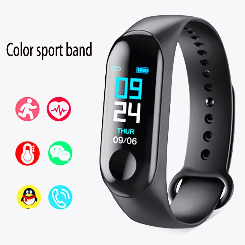 

Q8 Plus Rose Smart Watch OLED Color Screen Smartwatch women Fashion Fitness Tracker Heart Rate monitor Wristband Step Counter