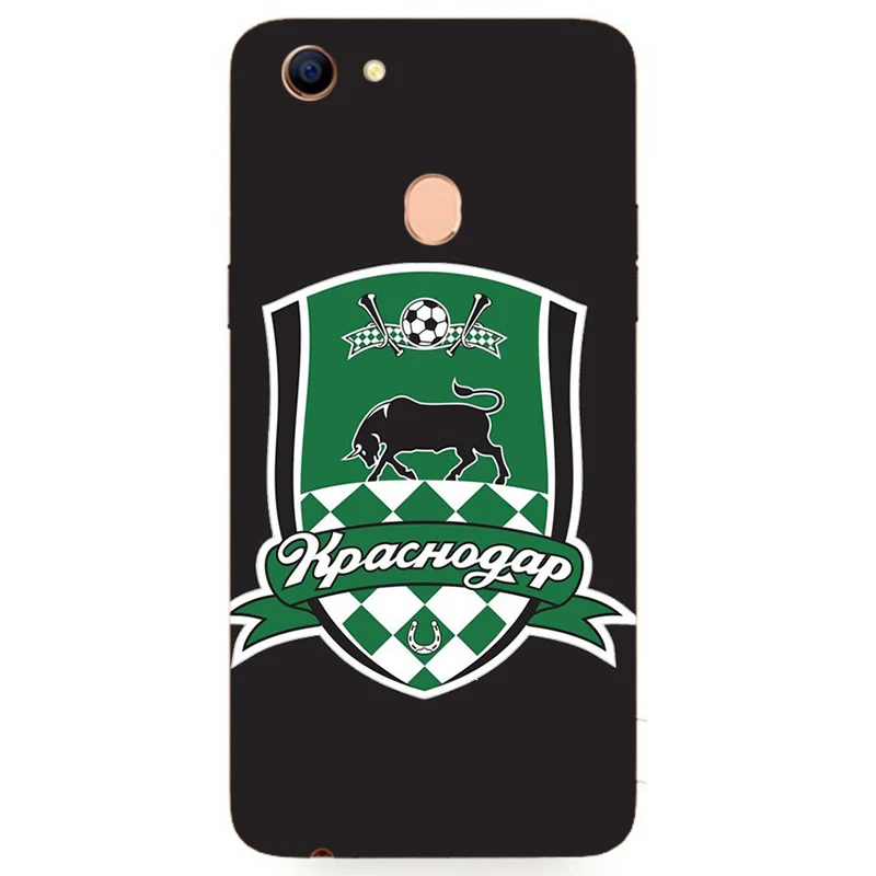 

FC Krasnodar Football silicone Painting Case For Oppo F1s F3 F5 F7 Youth A1 A3 A3s A39 A57 A59 A71 A79 A83 Phone Printed Cover