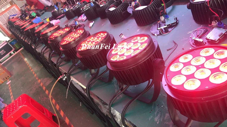 12 led flat par-10