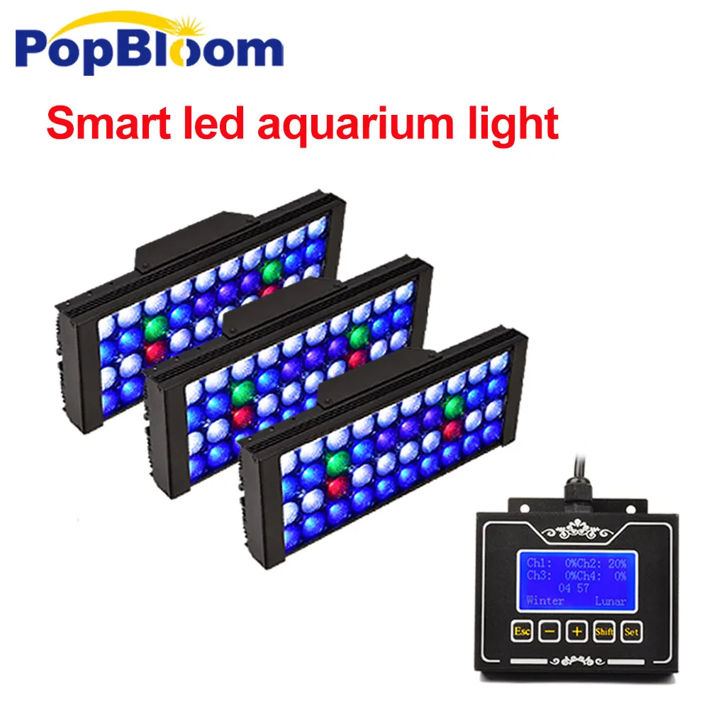 

Light In The Aquarium Led Aquarium Light Led Light Shine Lighting For Marine Fish Tank with arm mounting kit MH3BP3
