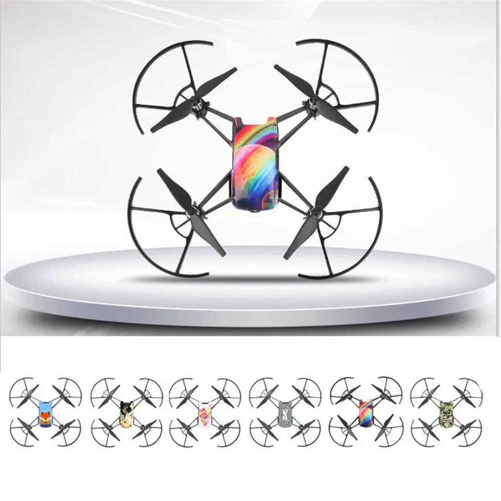 3 шт./компл. классные водонепроницаемые ПВХ наклейки для корпуса DJI TELLO Drone
