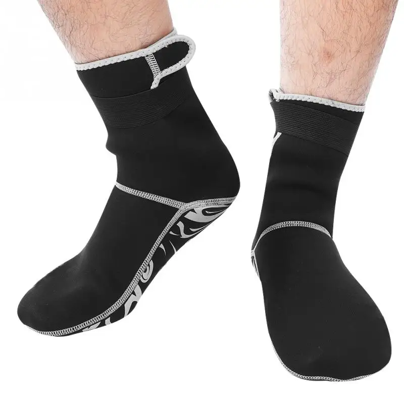 1 Pair 3mm Neoprene Diving Socks Shoes Snorkeling Swimming Surfing