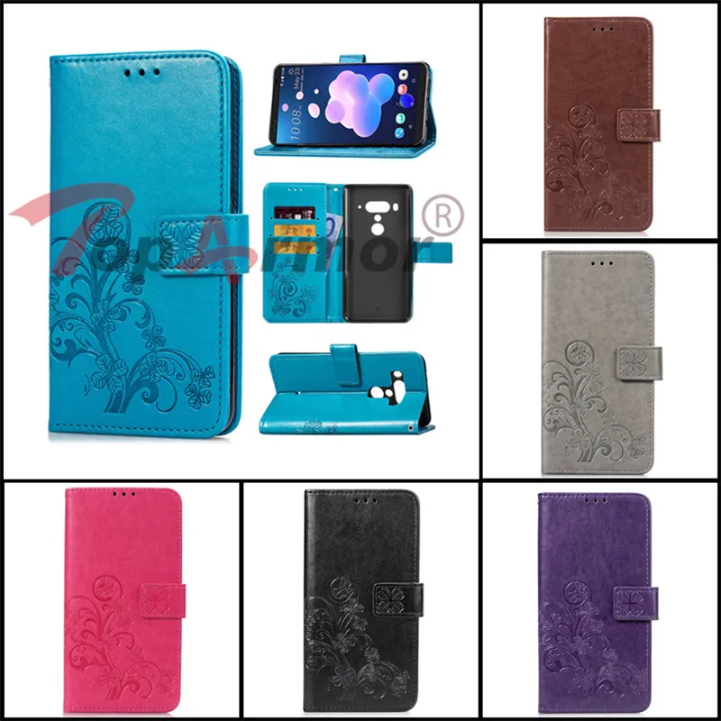 

Embossing Pu Leather Case Cover sFor HTC One M10 U Play Desire 10 Pro 10 evo U Ultra U11 U12 Plus Flip Stent Phone Cases Coque