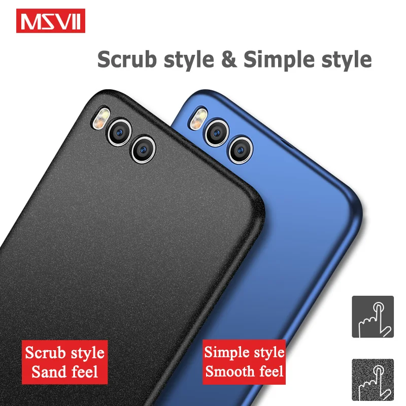 MSVII чехол для Xiaomi Mi Note 3 Ультратонкий с полной защитой из поликарбоната матовый