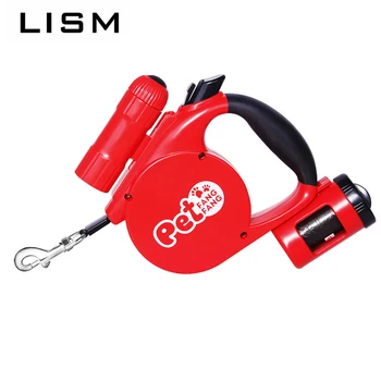 

New Retractable Dog Leash with Light Bright Flashlight Leash for Dog Extending Puppy Walking Leads For Small Medium Dogs Lead 4M