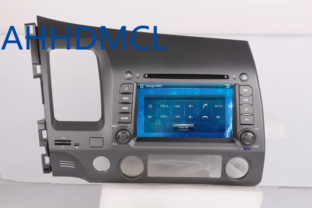 Perfect AHHDMCL Car Multimedia Player Stereo Audio Radio DVD Navigation For Civic 2006 2007 2008 2009 2010 2011 Left Hand Drive 2