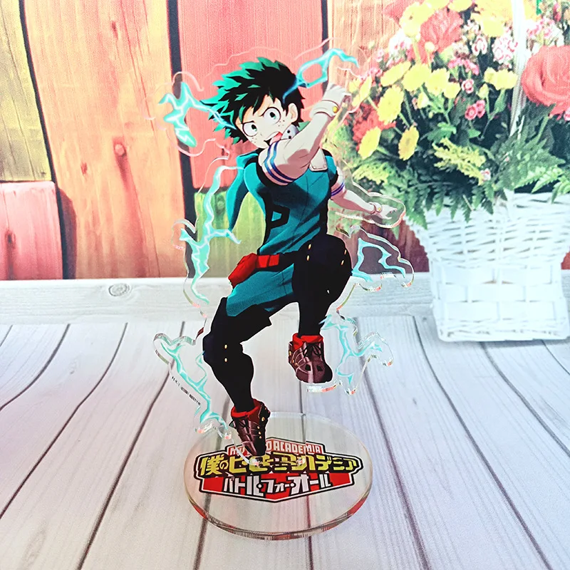 Аниме Boku no Hero academic Midoriya Izuku katsuki фигурка на акриловой подставке настольная
