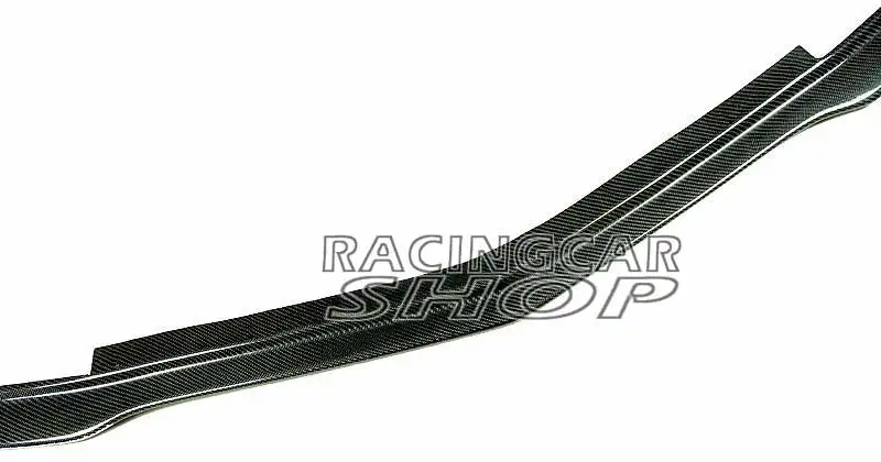 REAL CARBON FIBER Front Lip Spoiler For Mercedes Benz W204 C63 AMG Bumper 2011-2014