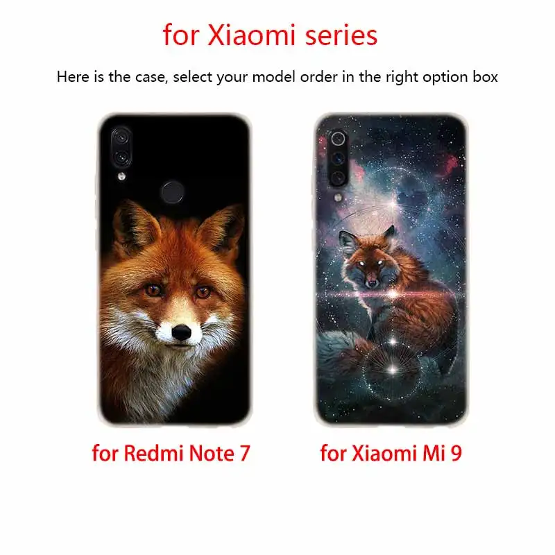 Мягкий силиконовый чехол для Xiaomi Mi 9 8 SE 6X 5X A3 A1 A2 LITE 10 10lite max 3 cc9 Pro cc9e Anime fox funny foxs lovely