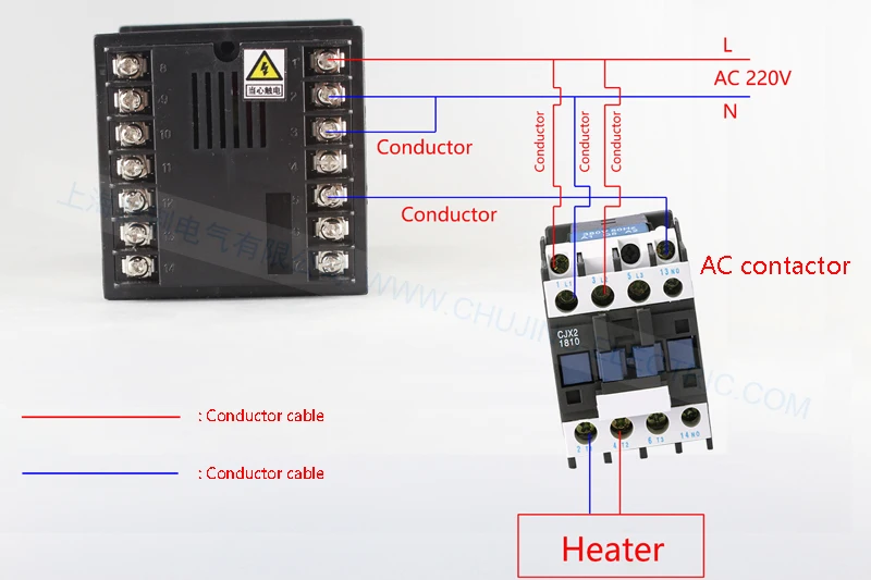 Цифровой регулятор температуры и влажности воздуха TDK0302 с датчиком, который несет высокую температуру