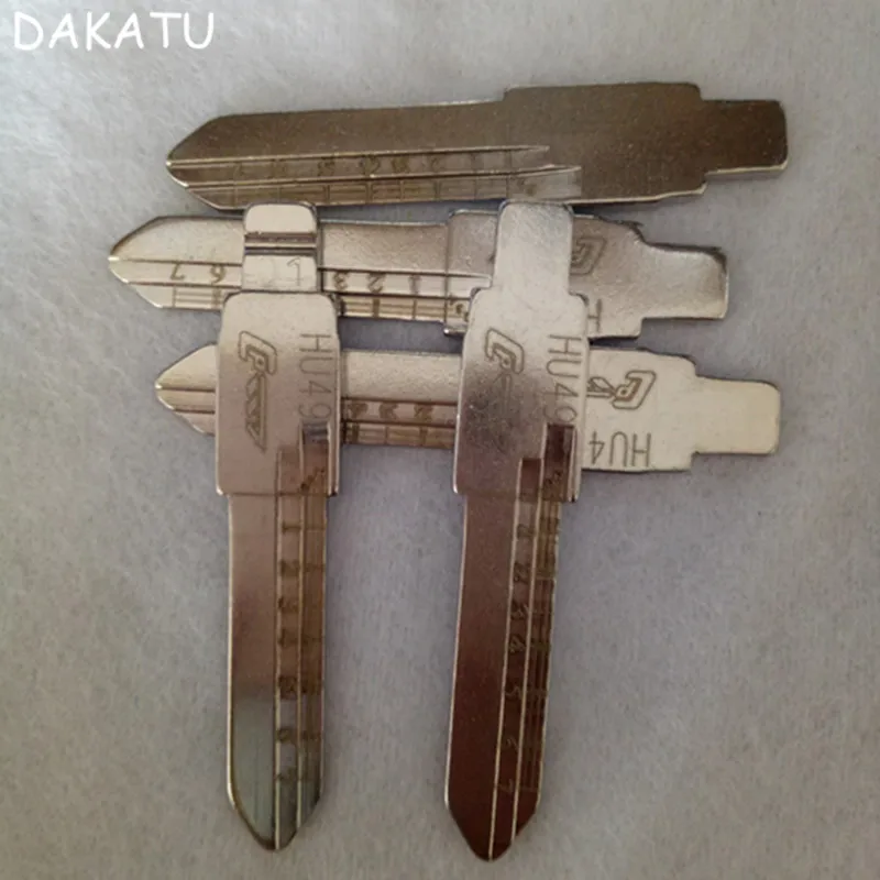 

DAKATU NO.01 Remote key blade for VW Volkswagen Santana for Audi 100 Gol B4 2 in 1 scale shearing teeth Key Blade