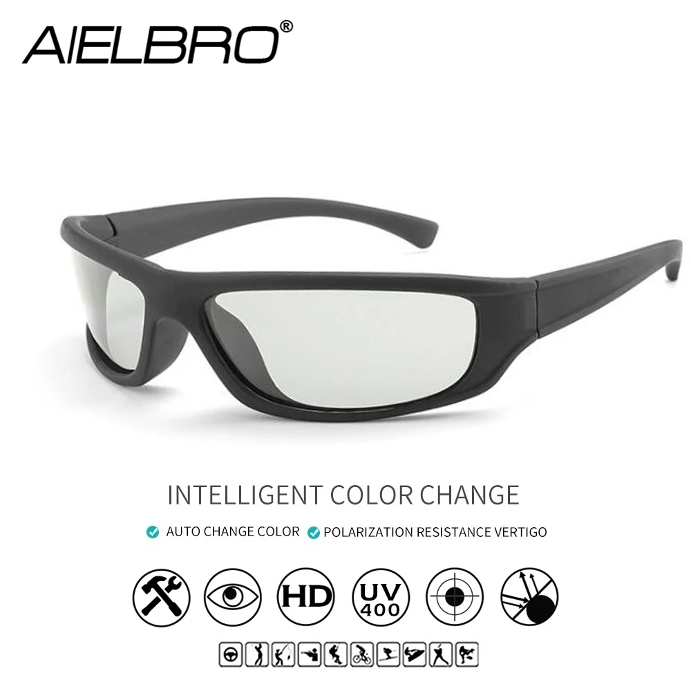 

Brand Polarized Sunglasses For Men Plastic Black Frame Glasses Men's Fashion Fishing Driving Eyewear Travel Sun Glasses
