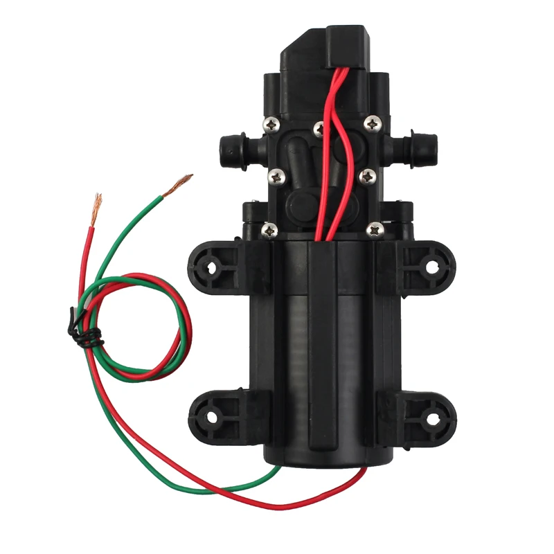 Justech DC 12 В 60 Вт водяной насос микро электрический мембранный Водяной распылитель моющий насос 4л/мин высокого давления сельскохозяйственный лодочный насос