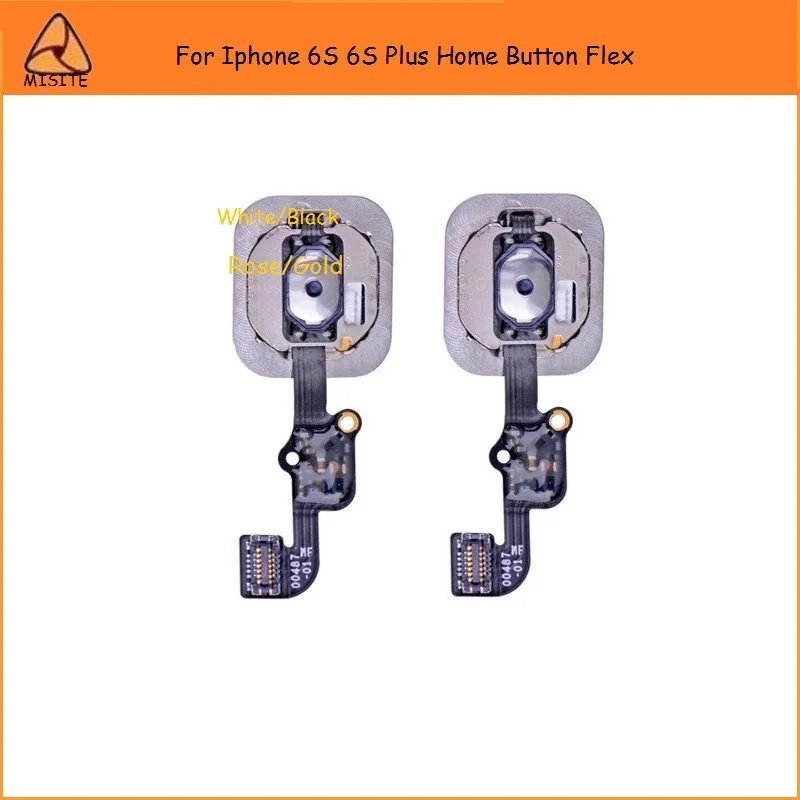 

New Tested Phone 6S 6SP Home Key Button Assembly Flex For Iphone 6S 6S Plus 6SP Home Button Menu Flex Cable Ribbon Repair Parts