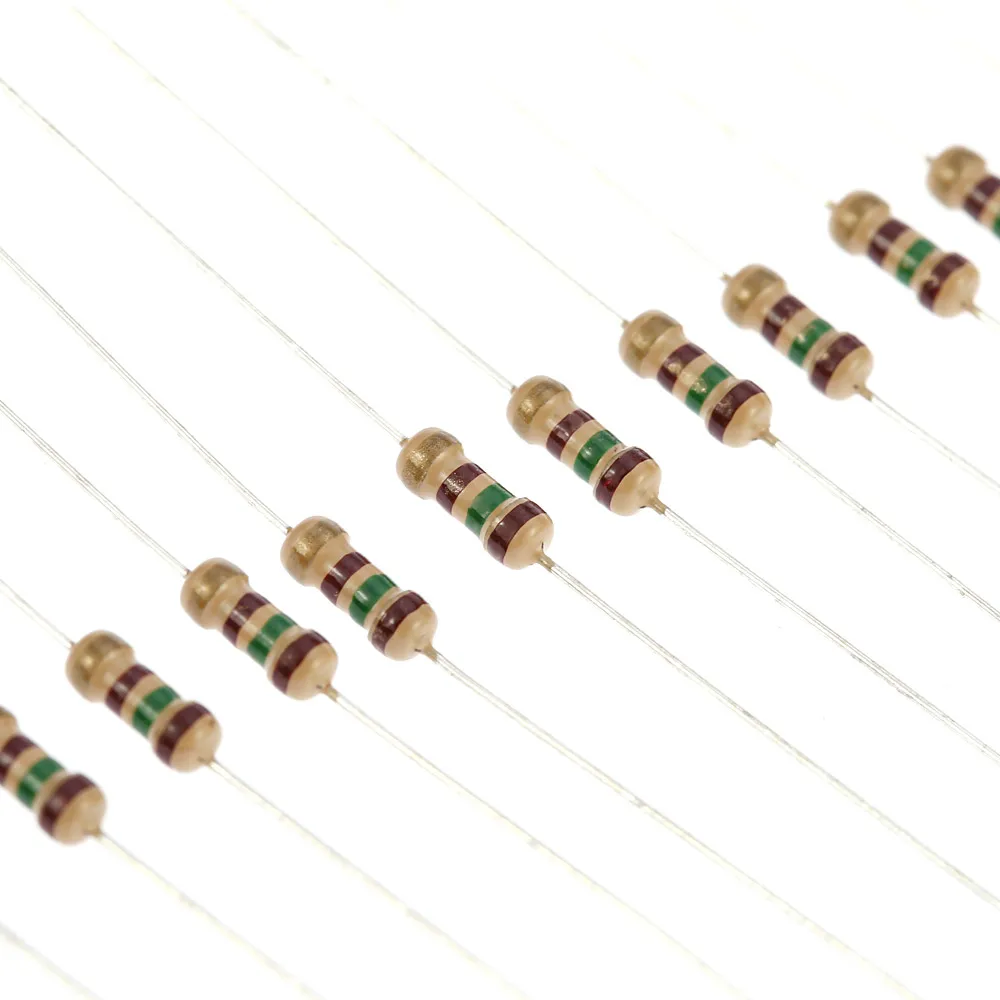 

1 ohm-1M ohm 1/4W Carbon Film Resistors Assortment Kit Set Electronic Components 43 Values 20 each Total 860pcs