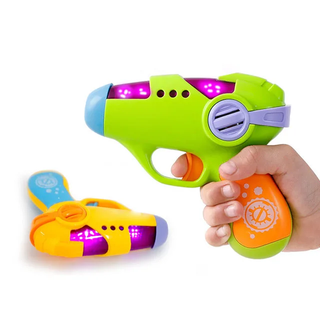 

Children Cute Little Gunman Electric Toy Gun Boy Girl Sound and Light Parent-child Interactive Game Mini Fun Toy Children's Toys