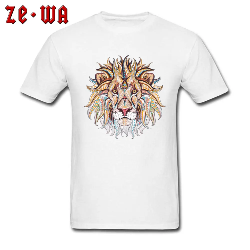 Tops & Tees lion201897Y Tops Tees April FOOL DAY Faddish Custom Short Sleeve Cotton Fabric Crewneck Mens Top T-shirts Custom lion201897Y white