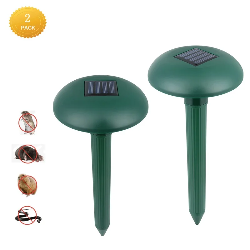 

Outdoor Garden Mole Repellent Solar Power Ultrasonic Mole Snake Bird Mosquito Mouse Ultrasonic Pest Repeller Control Garden Yard