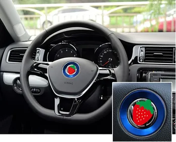 

Car Steering Wheel Logo Ring For Volkswagen VW Golf 6 7 MK6 MK7 Jetta MK5 MK6 POLO CC Passat B6 B7 TIGUAN accessories