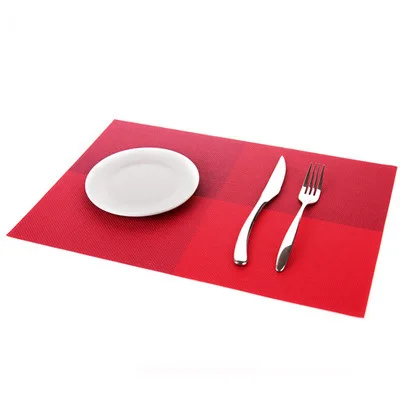 Коврик для стола, Континентальный водонепроницаемый нескользящий коврик, миски, кухонный коврик hello kitty, подставка для посуды - Цвет: Красный