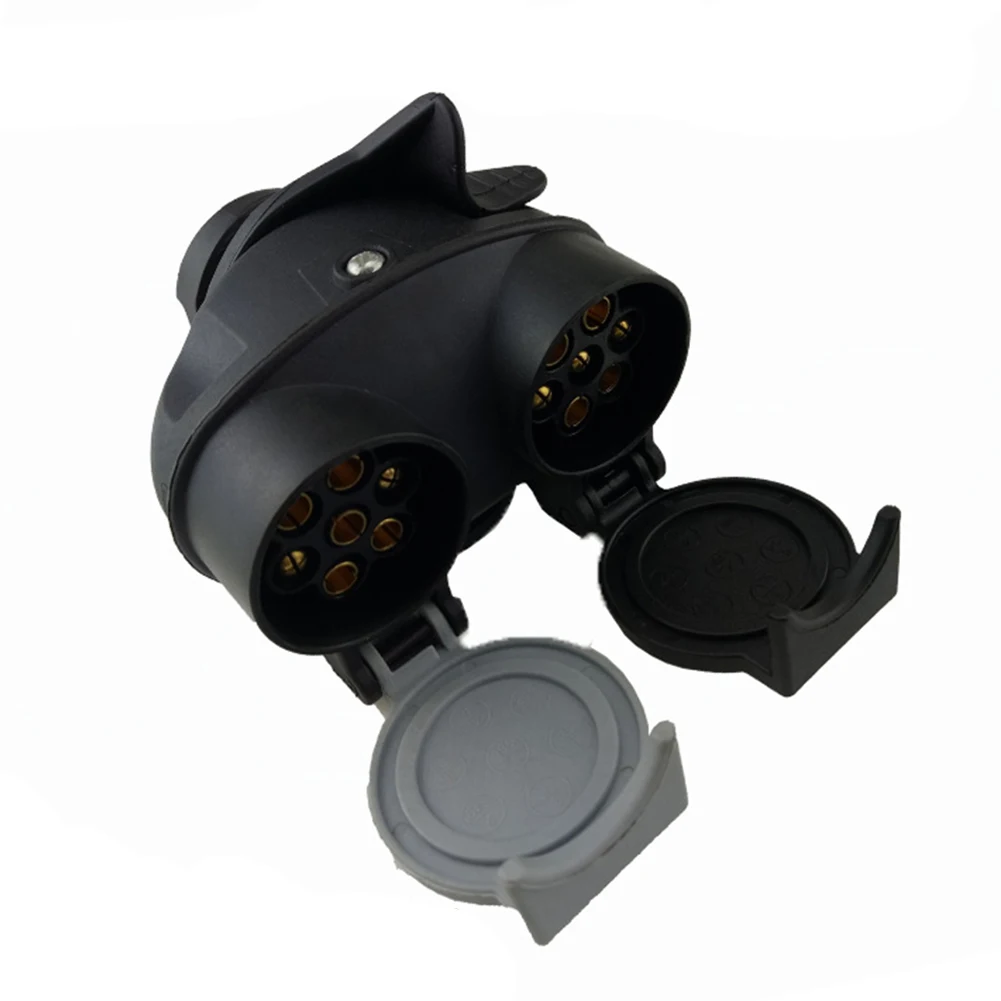 Weatherproof Caravan Towing Connector Trailer Adaptor Socket Car Accessories 13 Pin To 7 Extension Plug | Автомобили и мотоциклы