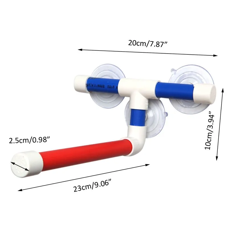 ПЭТ попугай складной Душ для ванны стоящий жердь-держатель настенная присоска чашка птица игрушки птица аксессуары