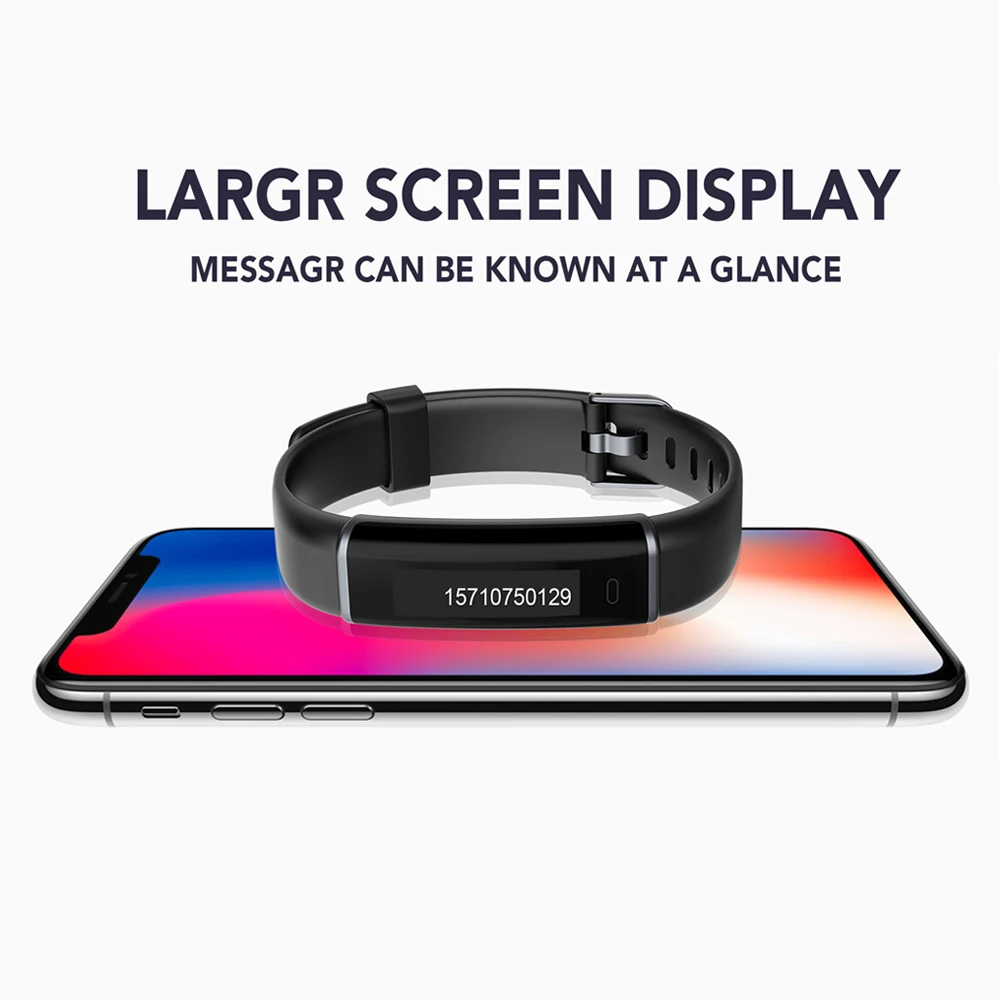 SENBONO ID130HR IP67 водонепроницаемый спортивный смарт браслет монитор сердечного ритма